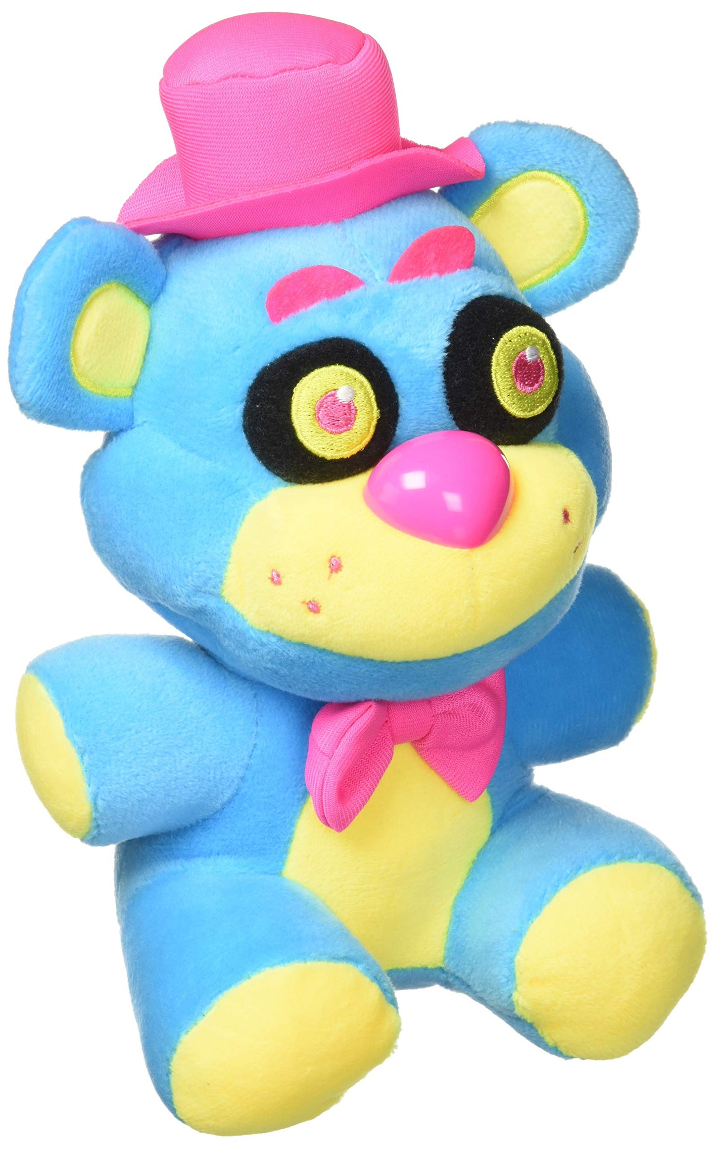 Funko Plush Five Nights at Freddy's Freddy Neon Collectible, 8 Inch Polyester Toy, Model 23432