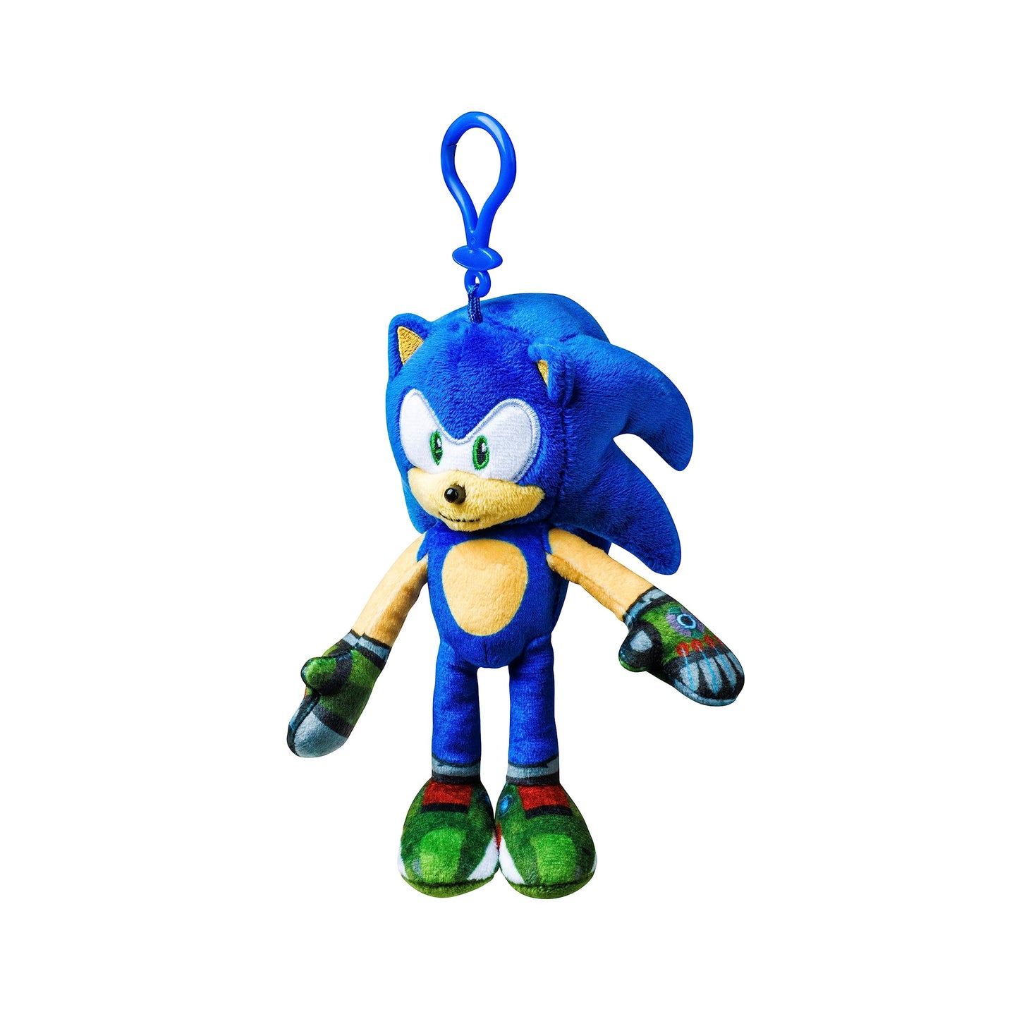 Sonic The Hedgehog Clip On Plush Toy, Series 1, Multicolor, Model SON7004, Random Selection