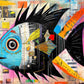 Cross & Glory 1000 Piece Jigsaw Puzzle - Angelfish Abstract, Large Size, Durable 1.8mm Cardboard, Challenging Brain Teaser