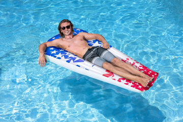 Poolmaster American Stars Suntanner Swimming Pool Mattress Pool Float Large