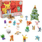 Pokemon 2024 Holiday Advent Calendar for Kids  24 Gift Pieces - Includes 16 Toy Character Figures & 8 Christmas Accessories - Ages 4+