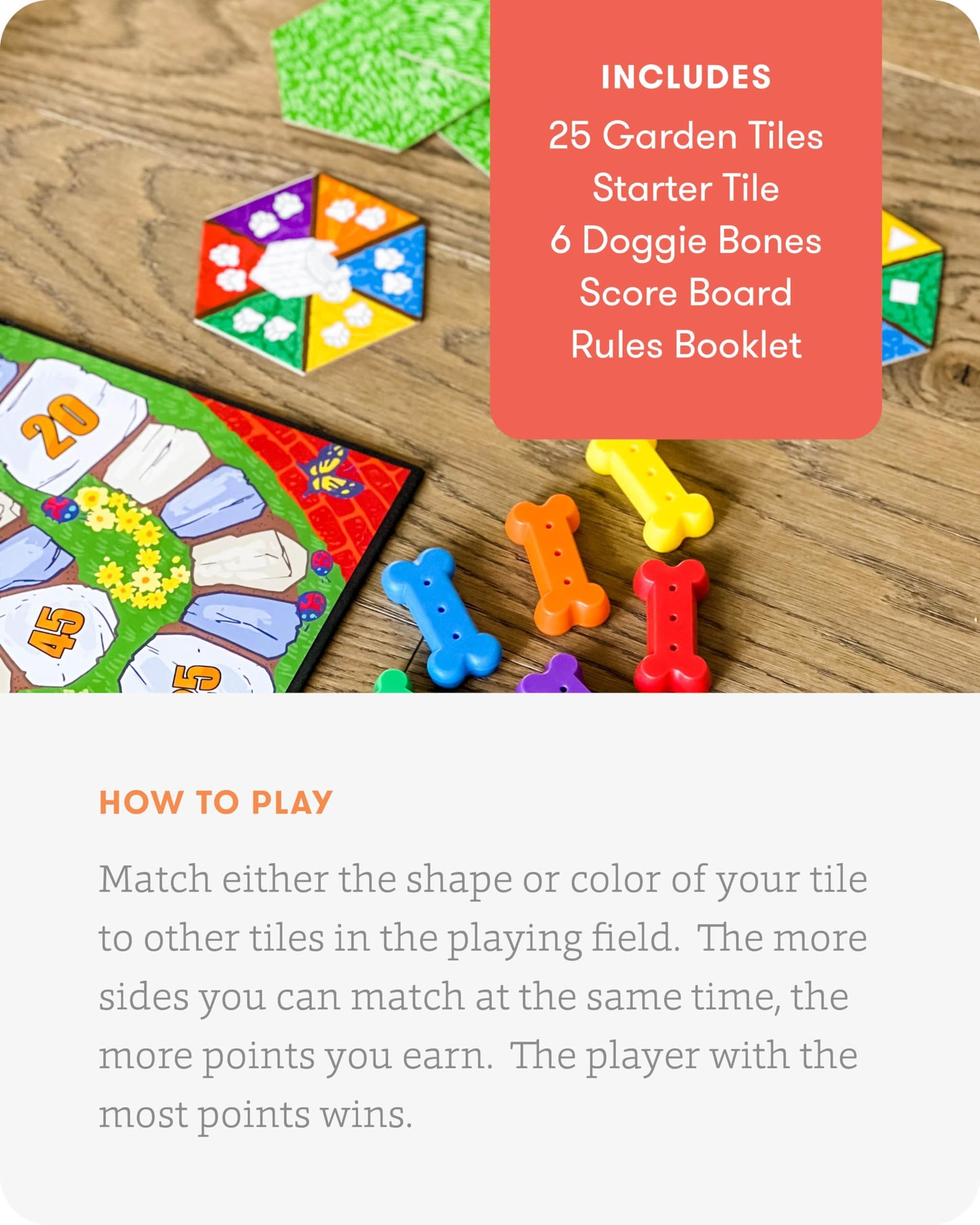 Simplyfun Diggers Garden Match - A Game For Kids To Develop Spatial Thinking Skills - Puzzle Game That Matches Colors And Shapes
