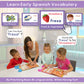Curious 2 Learn Abc Learning For Toddlers | Learning Resources | English & Spanish Sound Book | Preschool Learning Activities |