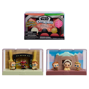 Just Play Star Wars Doorables Widescreen Moments - Star Wars: The Phantom Menace, Collectible Figures, Kids Toys for Ages 5 Up