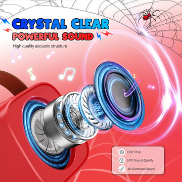 Mini Karaoke Machine Toys Gifts: Kids Toys Easter Birthday Gifts Age 3-12+ LED Portable Bluetooth Speaker with 2 Wireless Microphone Gift Toy for 4 5 6 7 8 9 Years Old Girl Boy Kid mature-themed