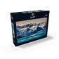 MyPuzzle Alaska Whales - enhanced 100 Piece Jigsaw Puzzle - Made in USA