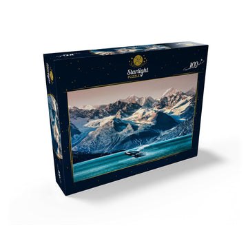 MyPuzzle Alaska Whales - enhanced 100 Piece Jigsaw Puzzle - Made in USA