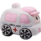 Yonlit Soft Plush Ambulance Stuffed Car Toy Super Cute White Truck Plushie Excellent Gifts For Kids Or Birthday Party 10.6 Inche