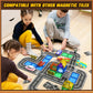 Igivi Magnetic Tiles Road Expansion Pack, Stem Magnet Building Blocks For Toddler Kids Toys, Montessori Educational Toys For 3+ Year Old Boys & Girls, Creative Easter Toy Gifts