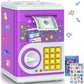 Purple Piggy Bank For Kids, Cash Coin Can Atm Bank Electronic Coin Money Bank For Kids-Hot Gift, Great B-Day Xmas Toy Gifts For