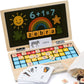 Bekilole Montessori Toys 11.8'' Laptop Preschool Learning Activities 3 Year Old Boy Gift, Pretend Play Toddlers Birthday Gift,Le
