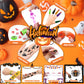 WESAYEE 338 PCS Halloween Party Favors for Kids - 24 Pack Halloween Goodie Bags Stuffer With Glove Treat Bags Fillers, Small Gif