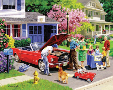 White Mountain Puzzles Ready For A Drive - 1000 Piece Jigsaw Puzzle