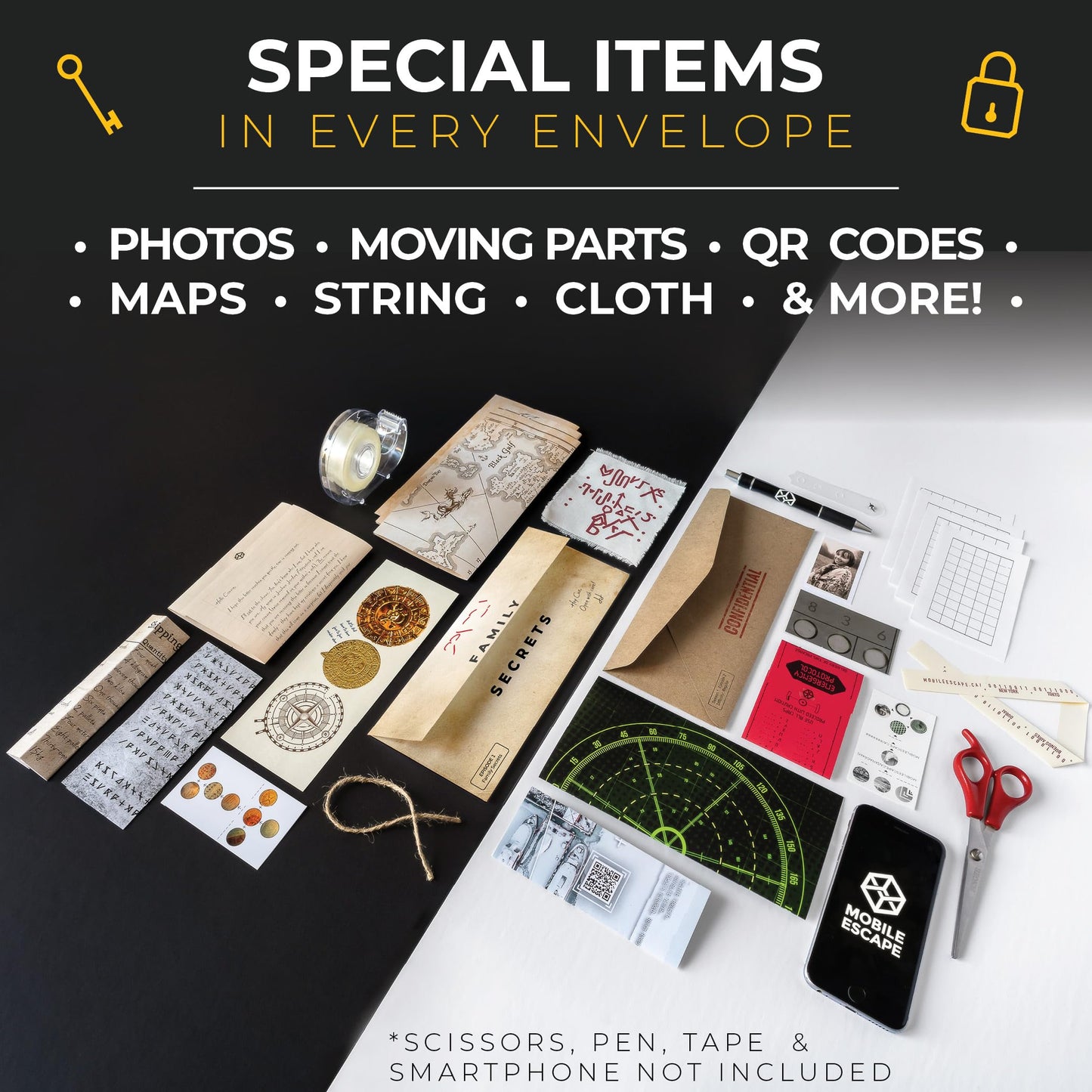 Escape Mail Escape Room Game - Starter Bundle EPISODES 1 & 2, Immersive Storyline, Second Edition Difficulty, Paper Material, Age 10+