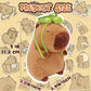 Chdblock Capybara Stuffed Animals,Capybara Plush Toys,Kawaii Rodents,Capybara Plushie Toys,Cute Capybara Stuffed Animals,Turtle