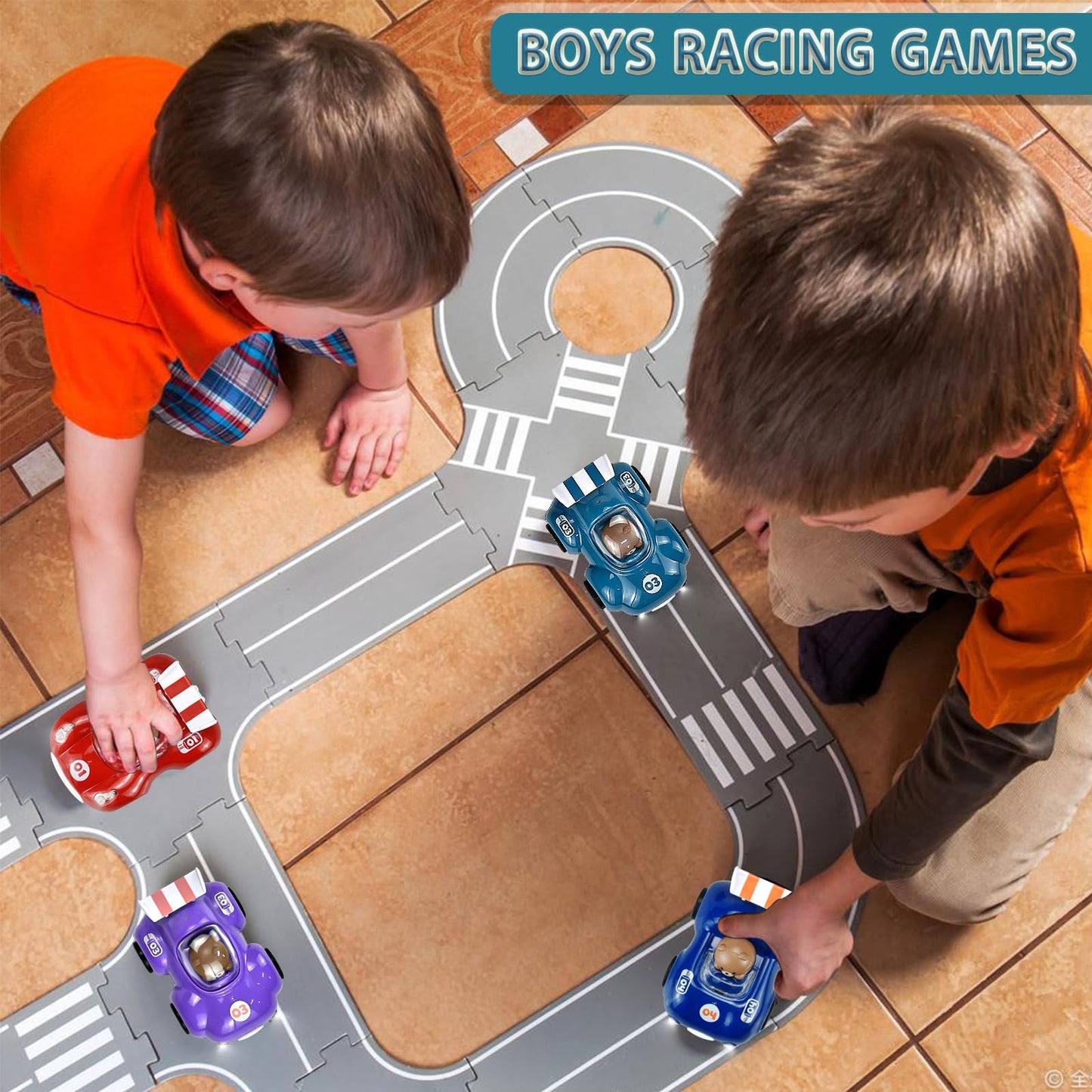 Cddzsw 1-3 Years Old Friction Power Car Toys, Push And Go Pull Back Trucks Suitable For Toddlers 1 2 3 Year Old Kids Toys For Bo