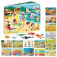 Freebear Busy Book For Toddlers, Book For Toddlers, Preshool Kindergarten Learning Activities, Autism Sensory Toys, Travel Toys, Gifts For Girls And Boys 4 5 6 7 8 Years (Fantasyland)