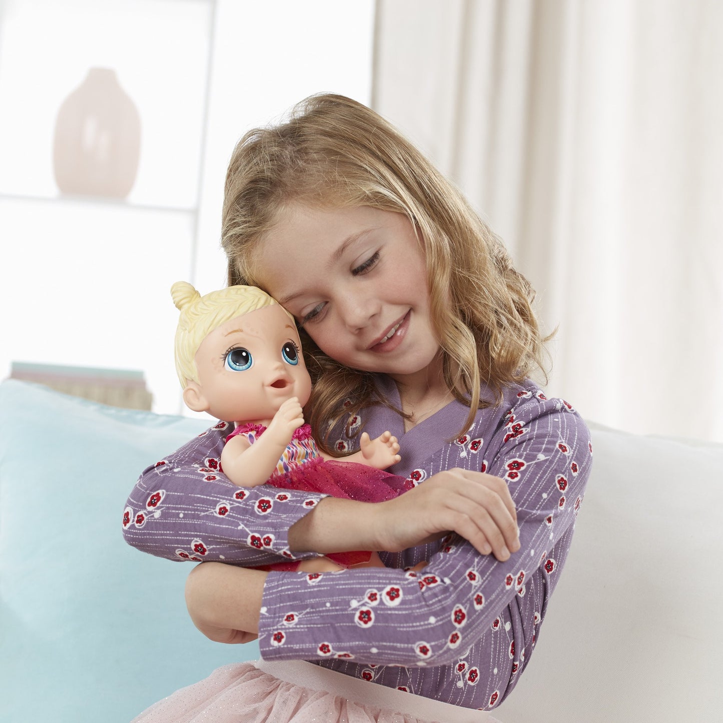 Baby Alive Face Paint Fairy Doll, Blonde, Pink, Model B9723, Plastic Material