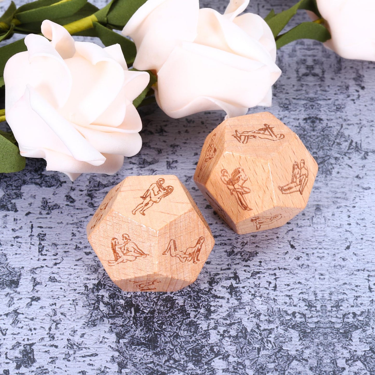 AMBREGRISSUN Anniversary Valentines Day Gifts for Him Her Date Night Ideas for Couples Food Decision Dice Christmas Birthday Gif