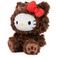 GUND Hello Kitty Philbin Teddy Bear Plush Toy, 10" Brown Stuffed Animal, Premium Plush for Ages 1 and Up, Model 6067449