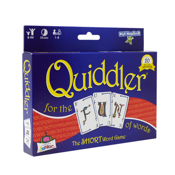 Quiddler Card Games For Kids - Playing Cards Word Games, Deck Of Cards, Fun Family Games For Kids And Adults, Game Night, Travel