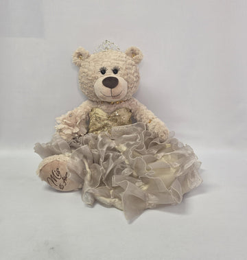 KINNEX COLLECTIONS SINCE 1997 20'' Quince Anos Quinceanera Last Doll Teddy Bear with Dress (Centerpiece) ~ ARC16832-34R (Champan