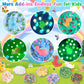 Lawoho 6 Pack Dinosaurs Slime Kit For Kids - Cloud, Butter, Clear Slimes With Glow In The Dark Add-Ins, Green & Blue Dino Slime,