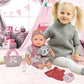 Gift Boutique 14 Inch Baby Doll For Toddlers Soft Body Baby Doll With Clothes Diaper Bag For Storage Bib Magic Disappearing Milk Bottle Playset For Girls 2 3 4 5