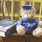 Plushland Plush Stuffed Animal Toys 12 Inches Present Gifts for Graduation Day  Personalized Text  Name or Your School Logo on Gown  Best for Any Grad School Kids (Purple Gown)