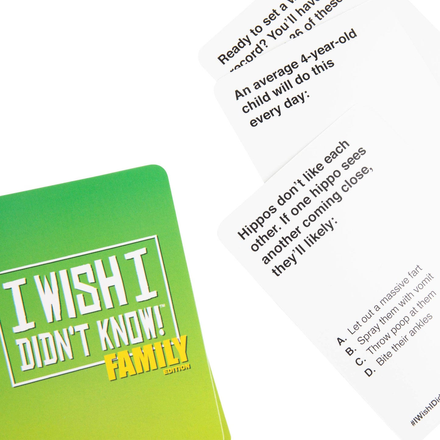I Wish I Didn'T Know! Family Edition - The Gross & Funny Trivia Game You'Ll Never Forget - By What Do You Meme? Family