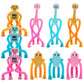 Sukipin Sucker Pop Tube Animals, 9 Pack Suction Cup Pop Tube Toys, Telescopic Sucition Cup Toys For Kids 3-5, 5-7, 8-12 (9 Pack)