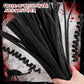 RoundFunny 400 Pcs 24 Inch Extra Long Black Pipe Cleaners Chenille Stem Thick Fluffy Pipe Cleaners Craft Supplies for Halloween