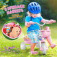 Kkdi Toddler Tricycle, Pink, 4-Level Adjustable Seat, Carbon Steel, Model WJ121503, for Ages 1-5, Ideal Birthday Gift
