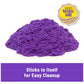 Kinetic Sand, 2.5lbs Purple Play Sand, Moldable Sensory Toys for Kids & Classroom, Resealable Bag, Back to School Teacher Must H