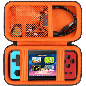 Elonbo Carrying Case for KAVOYI/TEBIYOU/Beico 32 Bit Handheld Games, Portable Arcade Gaming Player Travel Storage Cover, Electro