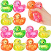 Meooeck 12 Pcs Duck Stress Relief Toys Stress Balls for mature-themed Mini Glitter Duck Squeeze Fun Fidget Toys Animal Balls Cute for Birthday Party Office Christmas Stocking Stuffer Gift ADHD Autism Anxiety