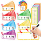 Kasfalci Cvc Word Games,Cvc Flash Cards,Phonics Games,Speech Therapy Toys For Toddlers Kids,Learn To Read,Spelling Reading Learn