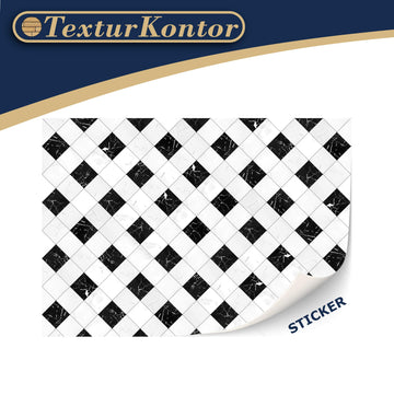3 Sheets Self Adhesive Floor Tiles For Dollhouse 1:12 Scale (Tile Pattern Versailles)