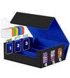 Newloop Trading Cards Storage Box - 6-Window Display 2400+ Tcg Commander Deck Case Pkm With 6 Card Holders For Magic The Gatheri