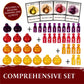 15 DND Healing Potion Tokens and Each Potion Level Has a Color Matching D4 Dice Set to Easily Track & Roll for Your D&D Potions