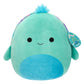 Squishmallows Original Plush 12-Inch Teal Turtle with Tie-Dye Shell - Model SQCR05546, Soft Polyester Toy