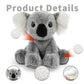 Hideekoog Koala Stuffed Animal Toys  8.5 Inch Soft and Cuddly Koala Plush Animals Toy  Cute and Realistic Stuffed Animals Gifts for Boys and Girls Soft Toy for Kids