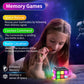 Niufunmal Rechargeable Game Cube, 15-In-1 Fun Brain Memory & Speed Games For Kids, Christmas Birthday Gifts For Boys Girls Ages