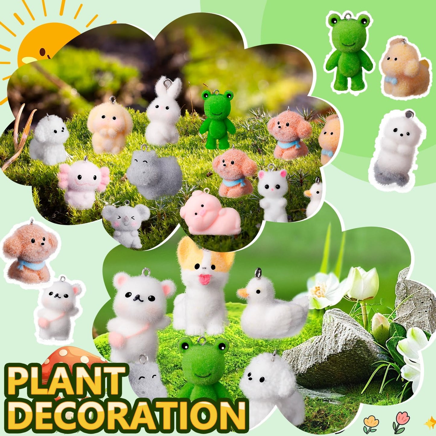 80 Pcs Mini Resin Animals 80 Styles Resin Animals Figurines Bulk For Fairy Garden Miniature Dollhouse Accessories Hide Crafts De