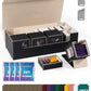 Uaono Card Storage Box For Trading Cards, 5 In 1 Card Deck Case With 4 Pcs Small Commander Deck Box, Large Card Box For Mtg/Tcg/