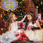 Bibuty Princess Dress Up Accessories Princess Gloves For Little Girls, Black Toddler Gloves For Girls Princess Dress Up Set, Cos