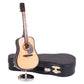 Broadway Gifts Co. Classic Steel String Guitar With Pick Guard Case And Stand Figurine 7 Inch New