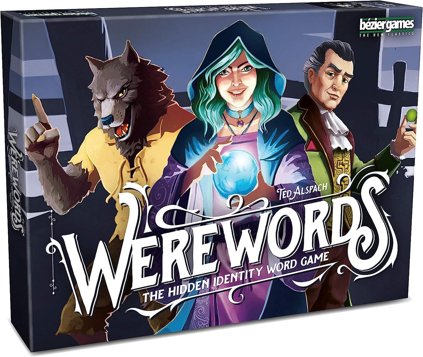 Bezier Games Werewords Board Game - Engaging Social Deduction for Families, Cardboard, Model WWRDBEZ