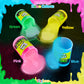 Playbees Glow In The Dark Slime - 24 Pack - Neon Blue, Green, Pink, Yellow Colors - Glowing Slime Kit For Kids - Party Favors, G