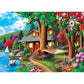 Masterpieces 1000 Piece Jigsaw Puzzle For Adults, Family, Or Kids - Around The Lake - 19.25'X26.75'